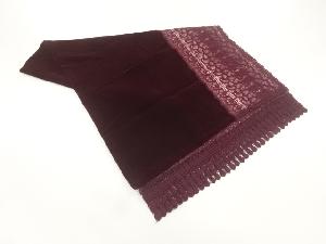 ビロードレース花模様ショール